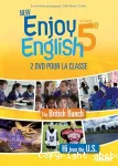 New Enjoy English 5e : 2 DVD pour la classe