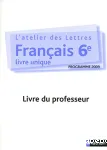 Français 6e : livre du professeur