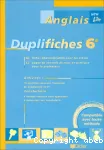 Anglais 6e New Live : Duplifiches